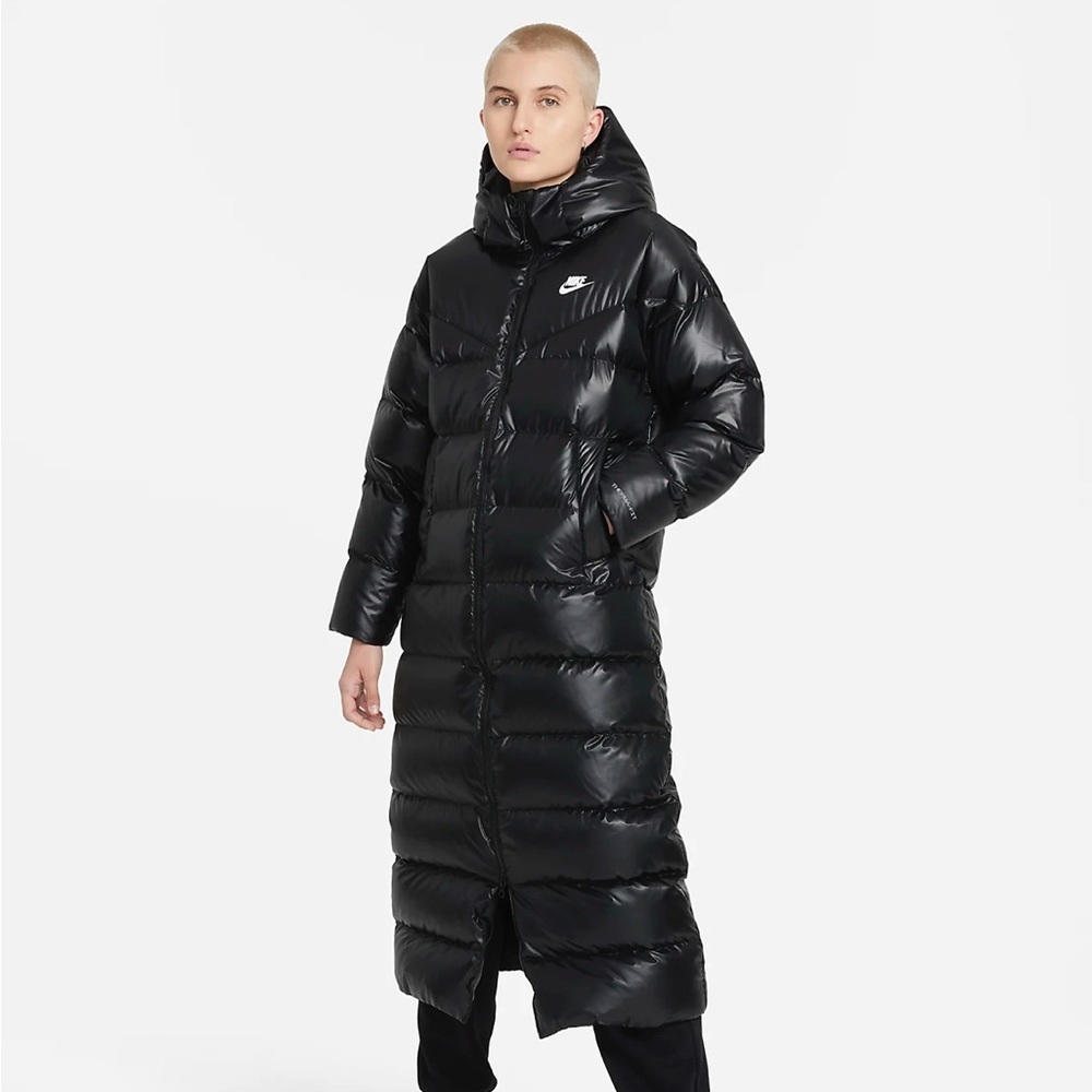 Nike long puffer coat